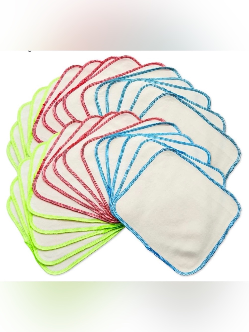 New Babies Beginning Reusable Baby Wipes (30 Pack) – 8x8 Cloths
